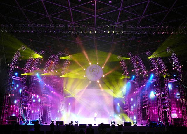 北京年會會場布置北京av設(shè)備租賃會議舞臺背景板_聚榮網(wǎng)